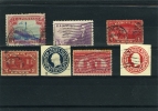 LOT DE 7 TIMBRES  OBLITERES , DES ETATS UNIS . - Used Stamps