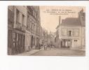 CIRCUIT DE LA SARTHE 1906 , SAINT CALAIS , La Rue Bourgneuf Que La Passerelle évitera En 1906 ,(café Du Midi) - Saint Calais