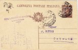 LIVORNO / CATANIA  - 24.01.1928 - Intero Postale Pubbl. - Firma - "Ditta Lodovico Maconi " - Cent. 30 Michetti - Pubblicitari