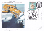 INTERNATIONAL POLAR YEAR 2008 VIVIAN FUCS EXPLORATEURS STATIONERY CARD ROMANIA. - Onderzoekers