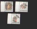 Liechtenstein  Gestempelt 818-820 Fastnacht Rand Ungefaltet - Used Stamps