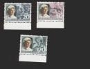 Liechtenstein  Gestempelt 875-877 Fürstin Gina Rand Ungefaltet - Used Stamps