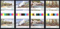 Christmas Island 1993 Scenic Views Set Of 4 As Gutter Pairs MNH  SG 378-381 - Christmas Island