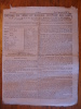JOURNAL DU SOIR Du 12 AVRIL 1799 - MAISON DE PRET SUR NANTISSEMENT - MONTS DE PIETE - Tampon - 23 GERMINAL AN VII - Zeitungen - Vor 1800