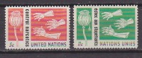 H0083 - U.N. NEW YORK N°127/28 ** DROGUE - Unused Stamps