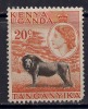 Kenya Uganda Tanganyika 1954 - 59 20 Ct Balck & Orange No Gum SG 170 ( A89 ) - Kenya, Ouganda & Tanganyika