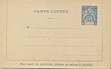 French Oceania Postal Stationery Lettercard 15 C. Mint - Ungebraucht