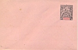 French Oceania Postal Stationery Cover 25 C. Mint - Ongebruikt