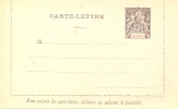 Guyane Postal Stationery Lettercard 25 C. Mint - Nuevos