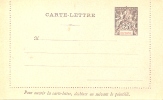 Guyane Postal Stationery Lettercard 25 C. Mint - Neufs