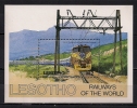 LESOTHO  RAILWAYS M-SHEET TRAIN MNH - Lesotho (1966-...)