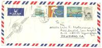 Cover Bangladesh To Honduras 1992( Barcelona 1992 + Liberty Statue NY Stamps) - Bangladesch