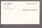 Post Office Department Official Business - Postage Due 10 Cents - Clifton Station - 1961-80