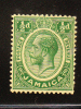 Jamaica 1921-27 King George V 1/2p MLH - Jamaica (...-1961)