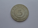 1973 - 5 Dinar - Yougoslavie - Yougoslavie