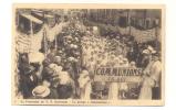 8   -   Les Herbiers   -  La Procession Du T.S. Sacrement  - Le Groupe Communions   -  4/08/36 - Les Herbiers