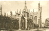 UK, United Kingdom, King's College, Cambridge, 1940s Unused Postcard [P7725] - Cambridge