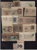 Collection Of 14 Diff., Slogan Cancellation On Piece, India - Lettres & Documents