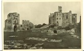 UK, United Kingdom, Warkworth Castle, Keep And Lion Tower, 1920s-1930s Unused Real Photo Postcard [P7774] - Warwick