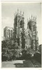 UK, United Kingdom, York Minster From NW, Old Unused Real Photo Postcard [P7780] - York