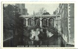 UK, United Kingdom, Bridge Of Sighs, St. John's Cathedral, Cambridge, 1960 Used Postcard [P7796] - Cambridge