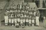 Carte Photo Société D'Education Physique La Fraternelle 15 Août 1937 - Gymnastique