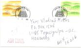 Cover Hong Kong To Honduras1998 ( Cow And Tiger Labels Stamps ) - Autres & Non Classés