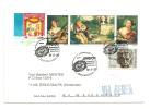 Cover San Marino To Honduras 1998 ( Albert Einstein + Paintings  Stamps ) - Lettres & Documents