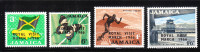 Jamaica 1966 Overprinted Royal Visit Flag Map MNH - Giamaica (1962-...)