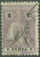 PORTUGUESE INDIA..1913/25..Michel # 348yC...used...MiCV - 2.80 Euro. - Portuguese India