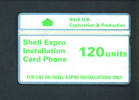 UK (OFFSHORE -OIL/GAS RIG)  -  Optical Phonecard  As Scan - [ 2] Oil Drilling Rig