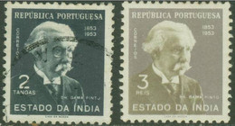 PORTUGUESE INDIA..1954..Michel # 493-494...used. - India Portuguesa