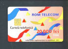ROMANIA  -  Chip Phonecard As Scan - Rumania