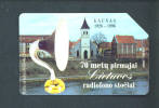 LITHUANIA  -  Urmet Phonecard As Scan - Lituanie