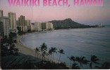 ZS9928 Waikiki Beach Hawaii Used Good Shape - Honolulu