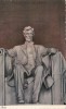 ZS9979 Lincoln Statue In Lincoln Memorial Washington D.C. Used Perfect Shape - Washington DC