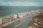 ZS9438 Miami Beach Indian Creek And Collins Avenue Used Perfect Shape - Miami Beach