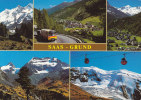 POSTAUTO   ALPENPOST  SAAS-GRUND  LUFTSEILBAHN - Saas-Grund