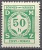 Böhmen Und Mähren 1941 Dienstmarke 50 H Mi 3 / Scott O3 / SG O62 Postfisch/neuf Sans Charniere/MNH - Unused Stamps