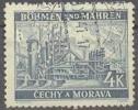 Böhmen Und Mähren 1939 Freimarken: Landschaften: Mährisch-Ostrau Mi 34 / Scott 36 / SG 34 Gestempelt/oblitere/used - Usati