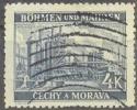 Böhmen Und Mähren 1939 Freimarken: Landschaften: Mährisch-Ostrau Mi 34 / Scott 36 / SG 34 Gestempelt/oblitere/used - Used Stamps