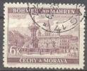 Böhmen Und Mähren 1940 Freimarken: Landschaften: Budweis Mi 58 / Scott 45 / SG 54 Gestempelt/oblitere/used - Gebraucht