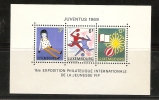 LUXEMBOURG  - 1969 JUVENTUS S/S MNH **   Blk 8 - Blocks & Sheetlets & Panes