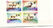 Republique Du Niger 1998 Gazella Dorcas.WWF. 4v.MNH**.Dorcas Gazelle.Mammalia.Gazelle Dorcas.Ariel Gazelle.Wildlife.New! - Wild