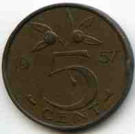 Pays-Bas Netherland 5 Cents 1957 KM 181 - 1948-1980: Juliana