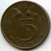 Pays-Bas Netherland 5 Cents 1963 KM 181 - 1948-1980 : Juliana