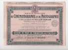 Sté Française De Cinématographie Et De Photographie, Films En Couleurs KELLER-DORIAN, Dixiéme De Part De Fondateur - Cinema & Teatro