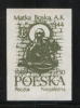 POLAND SOLIDARNOSC SOLIDARITY (POCZTA NIEZALEZNA) 1985 MADONNA POLISH UNDERGROUND AK HOME ARMY WW2 GREEN (SOLID199/0554) - Vignettes De Fantaisie