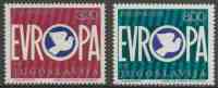 Jugoslavija Yugoslavia 1975 Mi 1617 /8 YT 1506 /7 ** European Security, Co-operation,  Helsinki - CSCE / KSZE - Unused Stamps