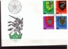 Switzerland,1979.Pro Juventute,  Coat Of Arms,  FDC - Covers & Documents